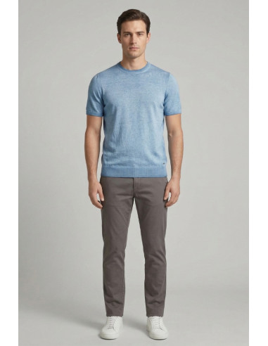 Markup t-shirt in maglia girocollo tinto freddo con inserti MK1900042 [e15a8ff8]