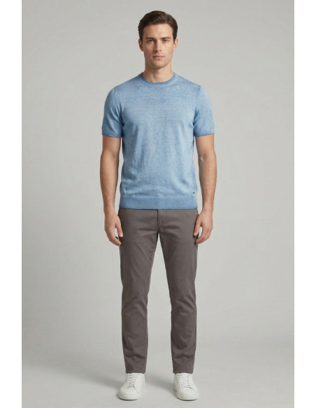 Markup t-shirt in maglia girocollo tinto freddo con inserti MK1900042 [e15a8ff8]