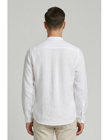 Urban Ring camicia coreana in misto lino e cotone UR1130002 [60847064]