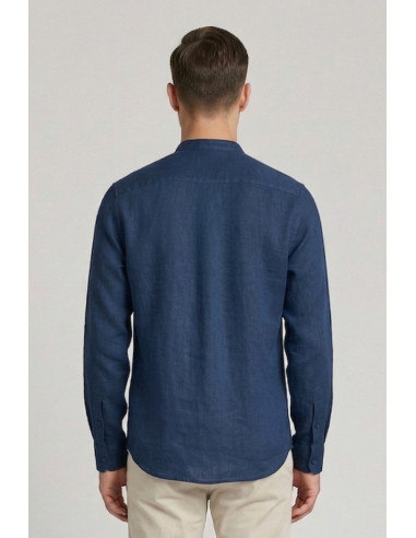 Urban Ring camicia coreana in misto lino e cotone UR1130002 [fb9aca62]