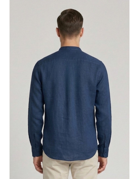 Urban Ring camicia coreana in misto lino e cotone UR1130002 [fb9aca62]