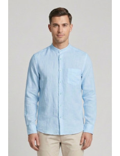 Urban Ring camicia coreana in misto lino e cotone UR1130002 [2aeef9bc]