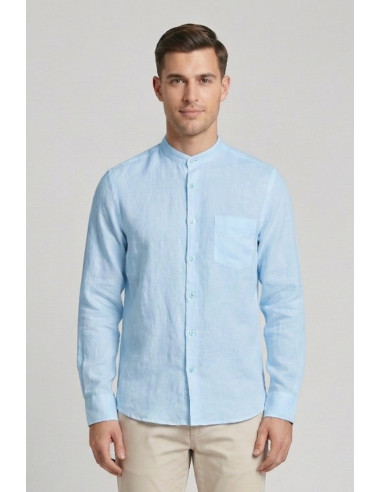 Urban Ring camicia coreana in misto lino e cotone UR1130002 [2aeef9bc]