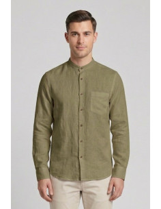 Urban Ring camicia coreana in misto lino e cotone UR1130002 [d8c45b8c]