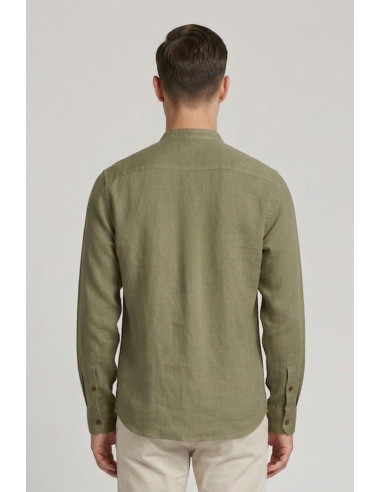 Urban Ring camicia coreana in misto lino e cotone UR1130002 [01e21881]