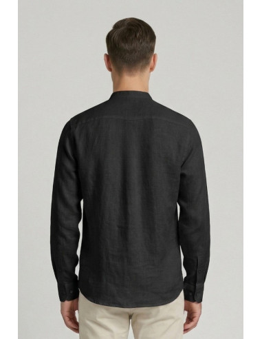 Urban Ring camicia coreana in misto lino e cotone UR1130002 [4b86c8e8]