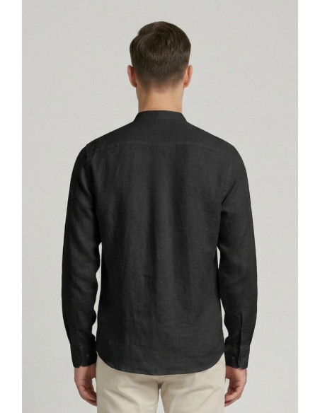 Urban Ring camicia coreana in misto lino e cotone UR1130002 [4b86c8e8]