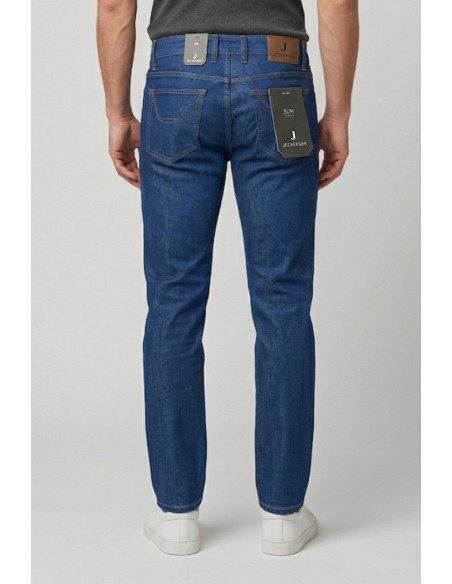 Jeckerson jeans slim fit in denim Jordan pe26juppa078jorda001-d141 [fe836c93]