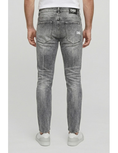 Drop Season 2 jeans in denim con rotture SS26D09 [d196737a]