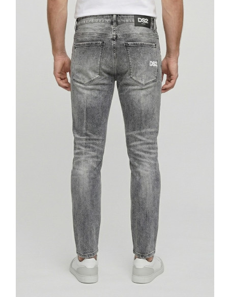 Drop Season 2 jeans in denim con rotture SS26D09 [d196737a]