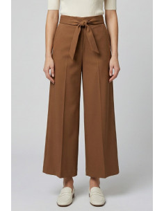 PDK pantalone flare in poliviscosa stretch 057046 [28bfdb1f]