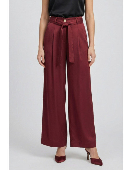 Markup pantalone ampio in twill di viscosa MW1650127 [7659f0cd]