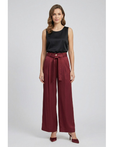 Markup pantalone ampio in twill di viscosa MW1650127 [186272c4]