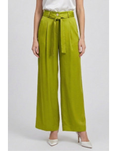 Markup pantalone ampio in twill di viscosa MW1650127 [e605654b]