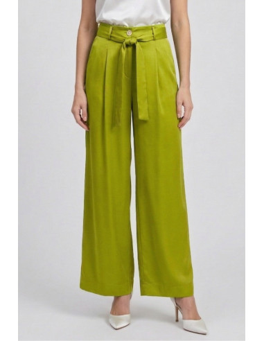 Markup pantalone ampio in twill di viscosa MW1650127 [e605654b]