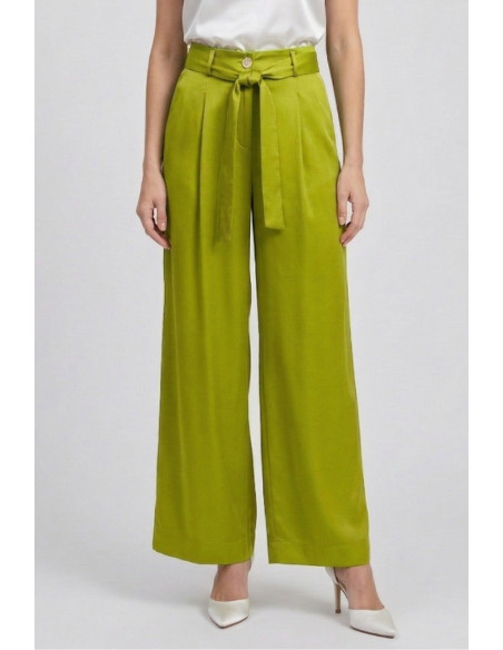 Markup pantalone ampio in twill di viscosa MW1650127 [e605654b]
