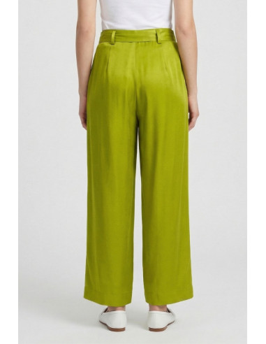 Markup pantalone ampio in twill di viscosa MW1650127 [3f232646]