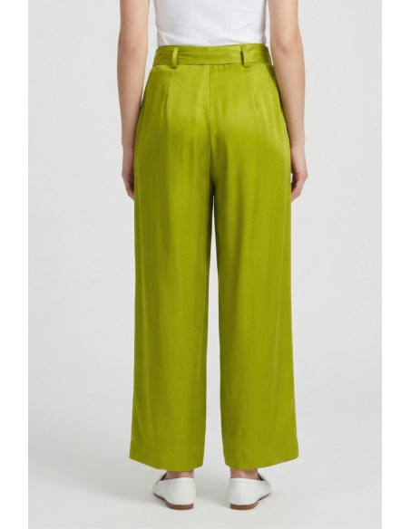 Markup pantalone ampio in twill di viscosa MW1650127 [3f232646]