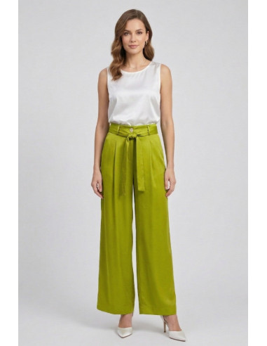 Markup pantalone ampio in twill di viscosa MW1650127 [883ee742]