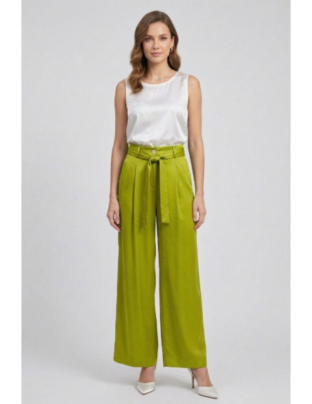Markup pantalone ampio in twill di viscosa MW1650127 [883ee742]