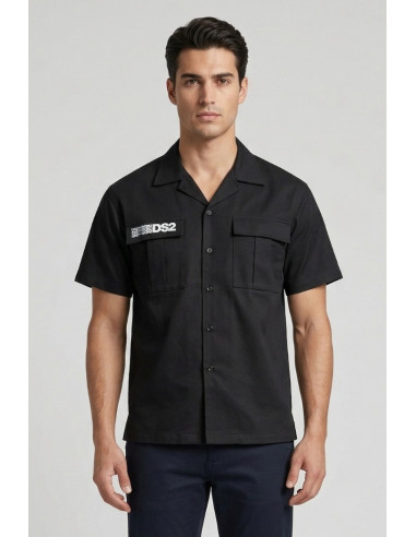 Drop Season 2 camicia collo bowling con tasconi SS26217 [5ed8cc0a]