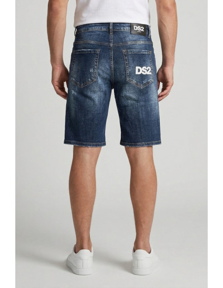 Drop Season 2 bermuda in denim con strappi SS26D26 [b384cd81]