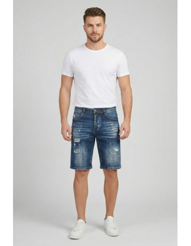 Drop Season 2 bermuda in denim con strappi SS26D26 [04990c85]