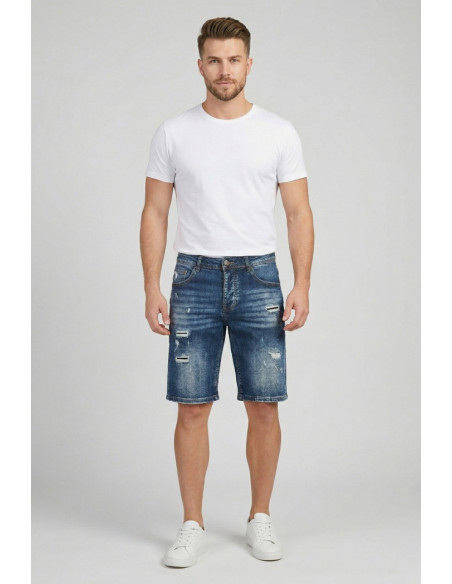 Drop Season 2 bermuda in denim con strappi SS26D26 [04990c85]