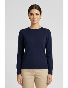 Sheis maglia girocollo in misto viscosa DS6041 [bc4ec29d]
