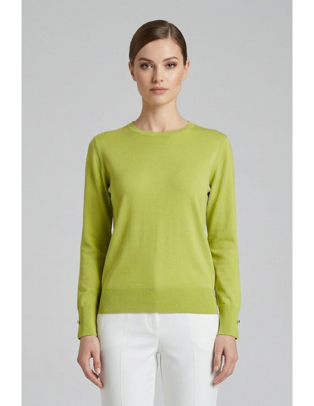 Sheis maglia girocollo in misto viscosa DS6041 [f1ac7da2]