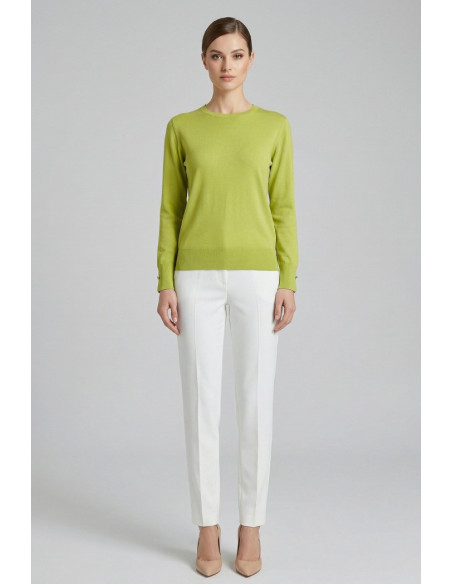 Sheis maglia girocollo in misto viscosa DS6041 [9f97ffab]