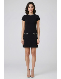 Sheis abito in maglia con applicazioni DS6050 [cd7e27db]