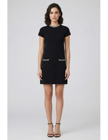Sheis abito in maglia con applicazioni DS6050 [cd7e27db]