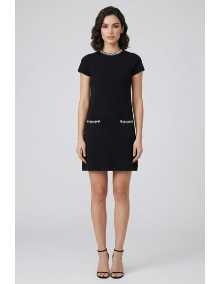 Sheis abito in maglia con applicazioni DS6050 [cd7e27db]