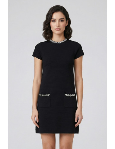 Sheis abito in maglia con applicazioni DS6050 [145864d6]