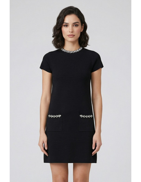 Sheis abito in maglia con applicazioni DS6050 [145864d6]