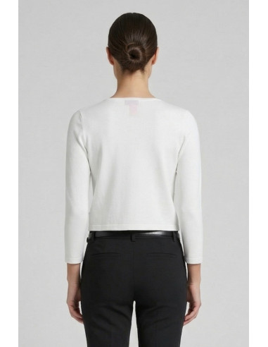 Sheis cardigan in misto viscosa con applicazioni DS6176 [ef7049e8]