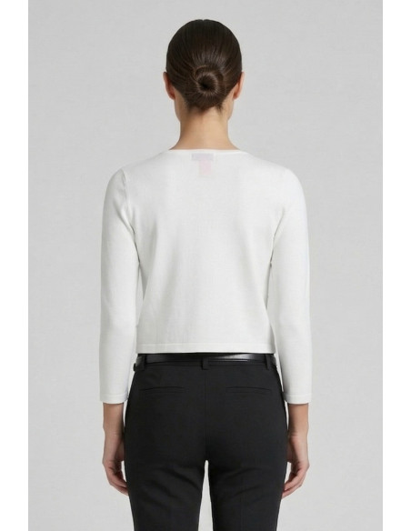 Sheis cardigan in misto viscosa con applicazioni DS6176 [ef7049e8]