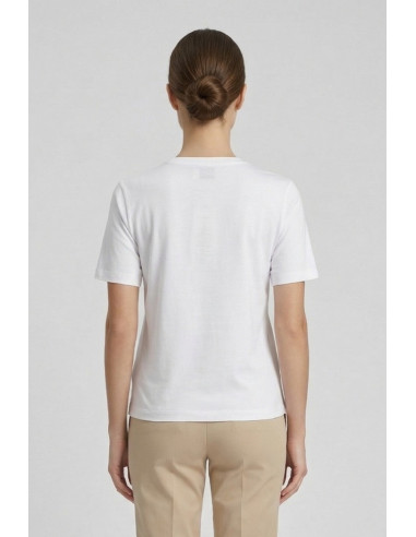 Sheis t-shirt in cotone con applicazioni DT6015 [676731c5]
