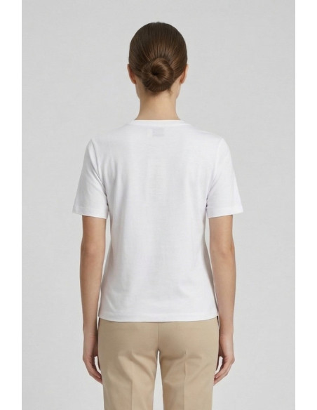 Sheis t-shirt in cotone con applicazioni DT6015 [676731c5]