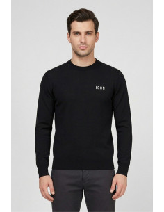 Icon maglia in cotone con mini ricamo IUPREM001 [c7ed82d1]