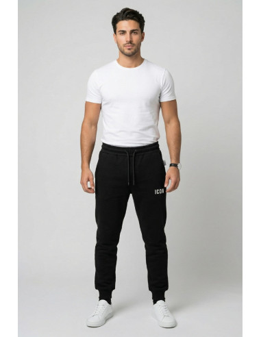 Icon jogger in cotone con ricamo logo IUPREP001 [8c0f904c]