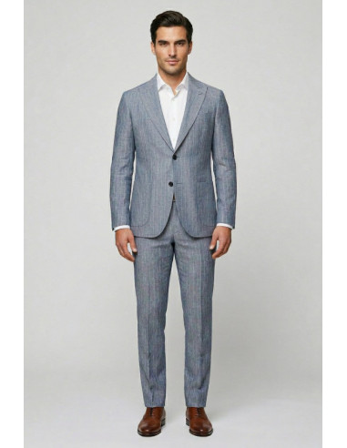 Privat Fashion abito gessato in poliviscosa Gualtieri-abs712/r [cd53c70b]