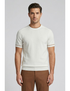 Nerovago maglia girocollo in cotone extra fine 661031-NV [bca119d2]
