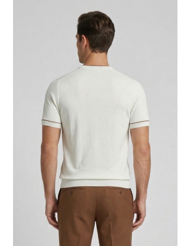 Nerovago maglia girocollo in cotone extra fine 661031-NV [65875adf]