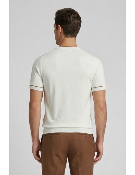 Nerovago maglia girocollo in cotone extra fine 661031-NV [65875adf]