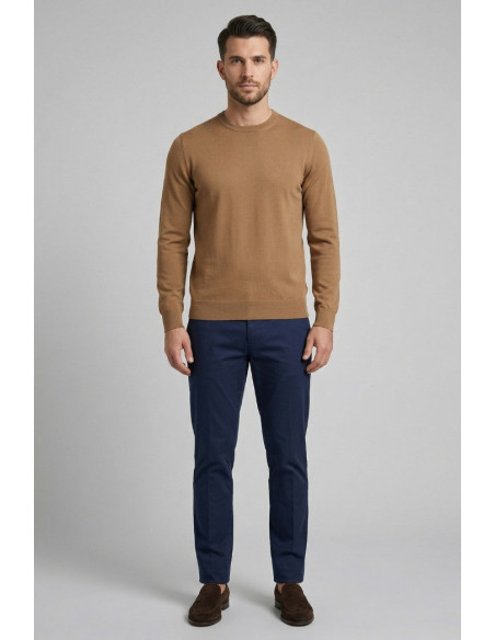Nerovago maglia girocollo in cotone extrafine 661021-NV [808f7855]