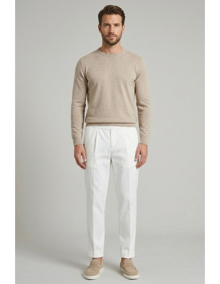 Markup pantalone wide leg in misto lino e cotone MK1950179 [87c20341]