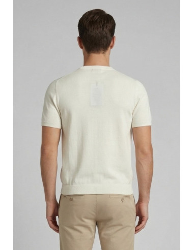 Nerovago maglia girocollo in crepe di cotone extra fine 661001-NV [fcf875bd]