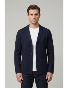 Nerovago blazer in maglia con bottoni 661276-NV [e6934418]